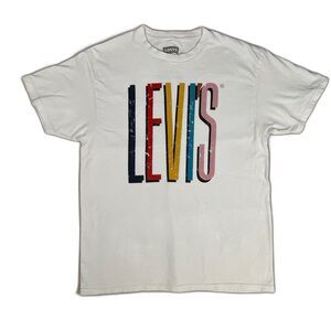 Levi's Multicolor Graphic Logo Tee Large